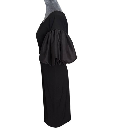 Wanna Wear by Tina O Black Puff Sleeve Dress - Picture 4 of 6